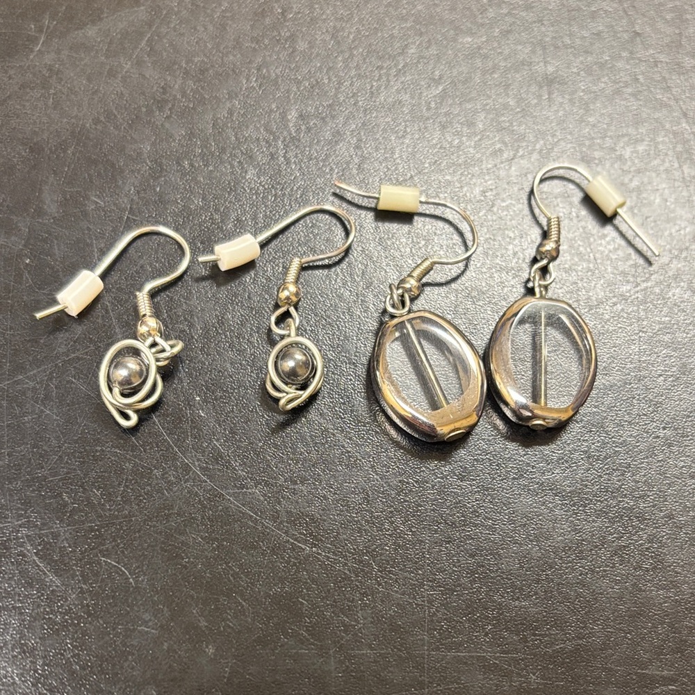 Elegant Silver Wire Earrings